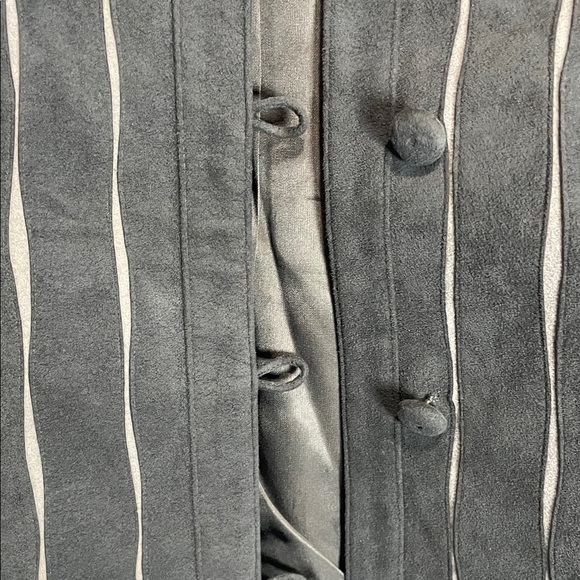 Vintage Miss Style… of Course Dark Gray Suede Like Women's Blazer - Picture 5 of 10